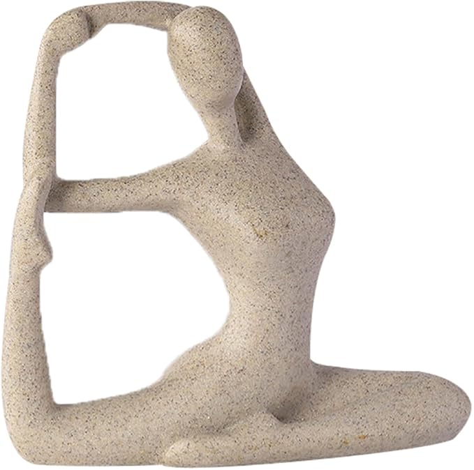 Maliben | Zenjoy Woman In Yoga Statue – Modern Indoor Decoration Made Of Resin