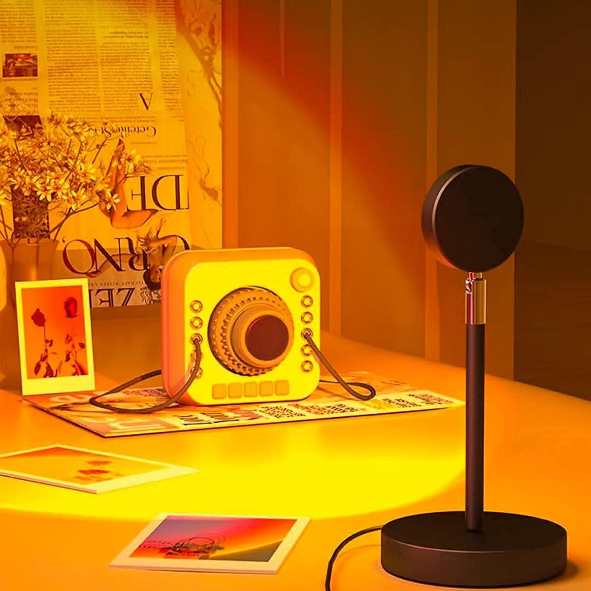Maliben | Modern Table Lamp Sunset Lamp Warm White Design