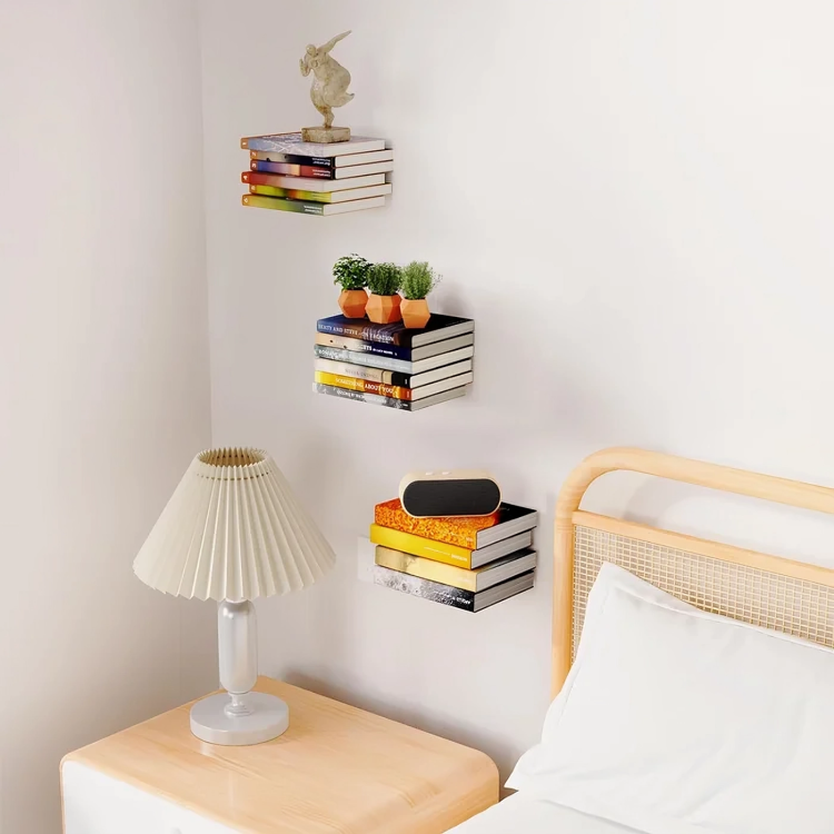 MAliben | SteAlthshelf — Give Your Books a Magical Levitation Charm And Transform Any Wall Into a Stylish Stage!