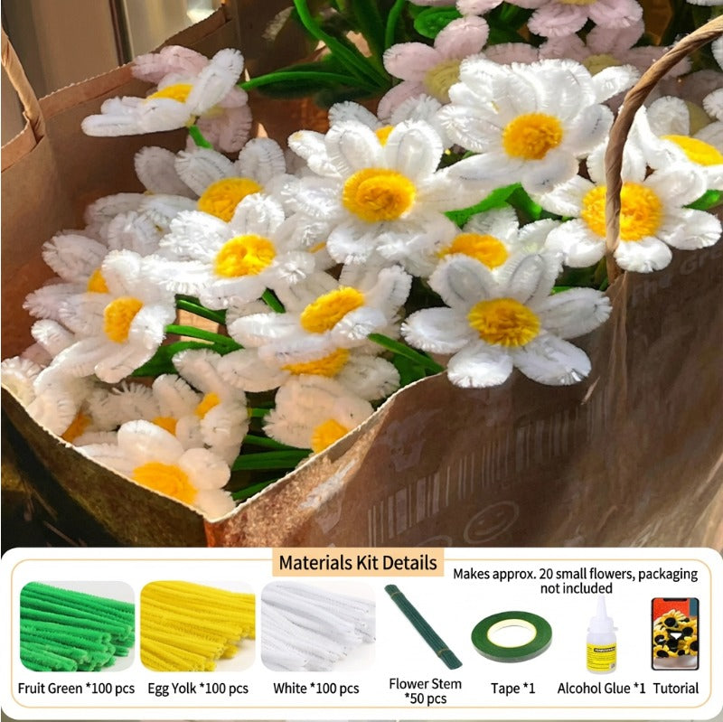 Maliben | Diy Chenille Flower Kit