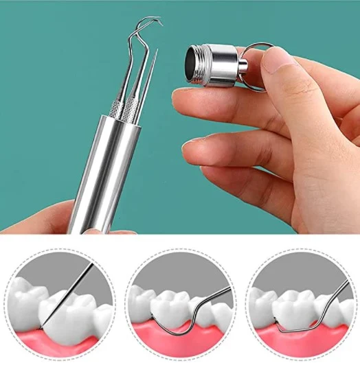 Maliben | Toothpick Set Made Of Stainless Steel (7 Pcs)