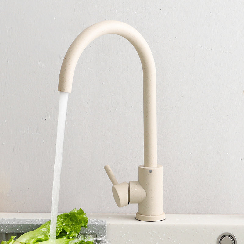 Maliben | Modern 1-Handle Bar Faucet With Connection LInes Kitchen Faucet in Black