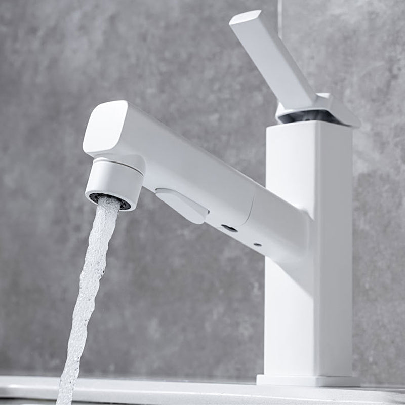 Maliben | Lever Handle Faucet Pull-Out Basin Faucet With Swivel Spout