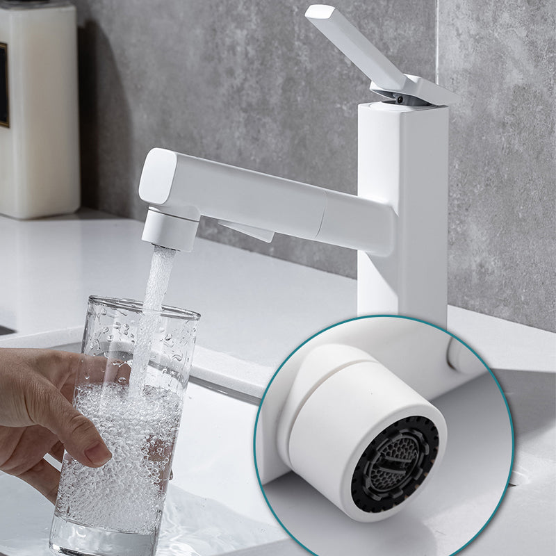 Maliben | Lever Handle Faucet Pull-Out Basin Faucet With Swivel Spout