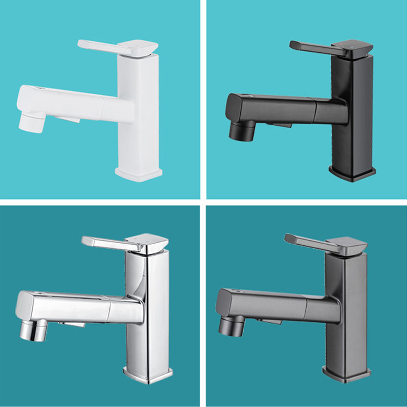 Maliben | Lever Handle Faucet Pull-Out Basin Faucet With Swivel Spout