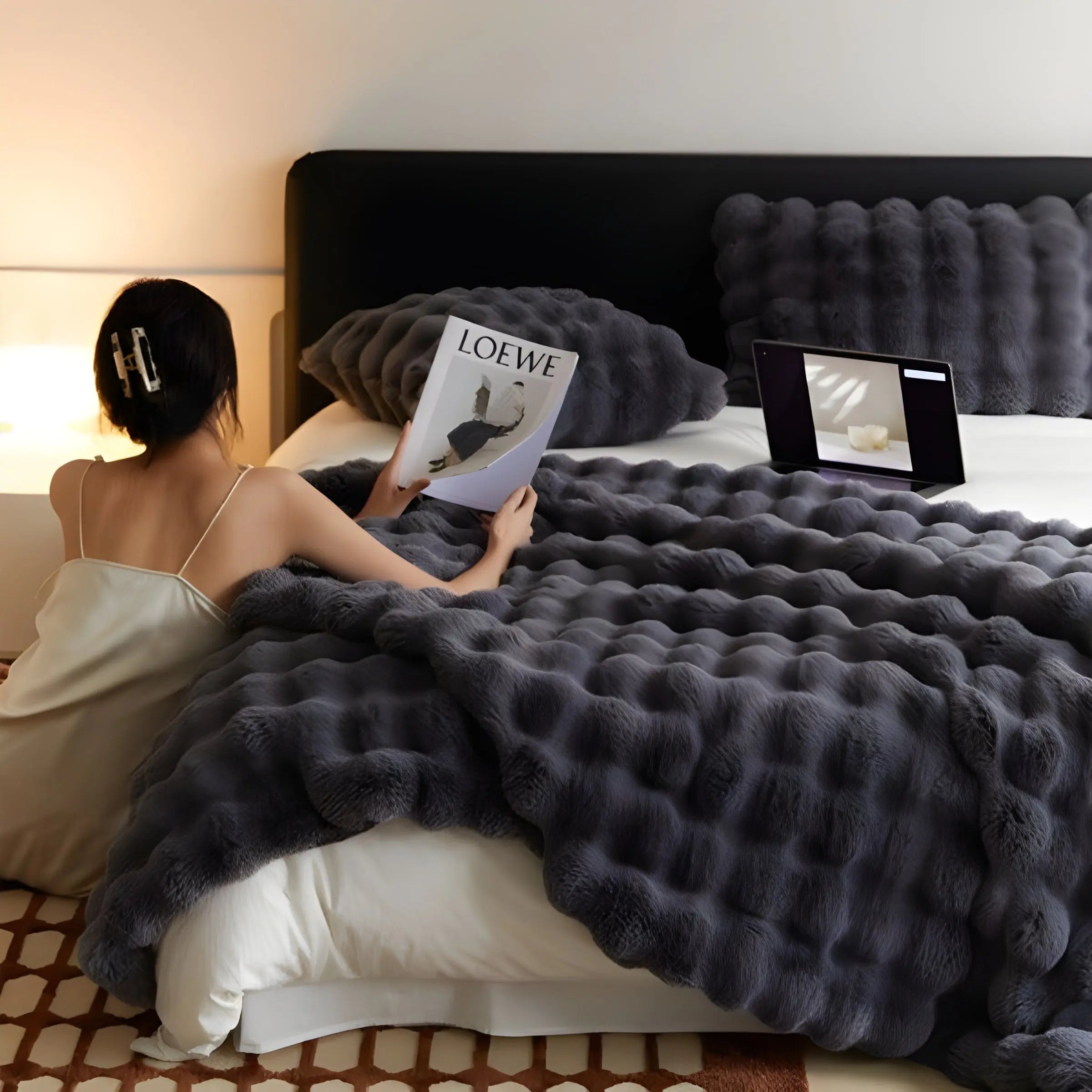 Maliben | Luxurious Fluff Bubble - Blanket For Ultimate Comfort