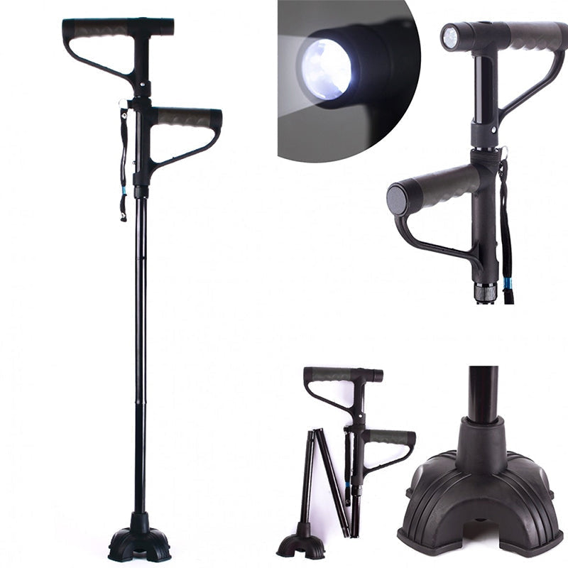 Maliben | Non-Slip Collapsible Walking Cane With Led Light