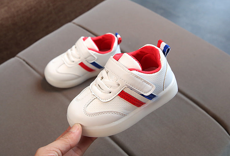 Led Kids Sneaker With Flexible Sole
