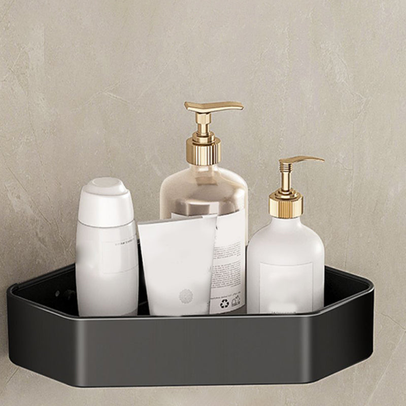 Maliben | Modern Bathroom Set Matte Black Bathroom Shelf Towel Holder Bathroom Accessories Set