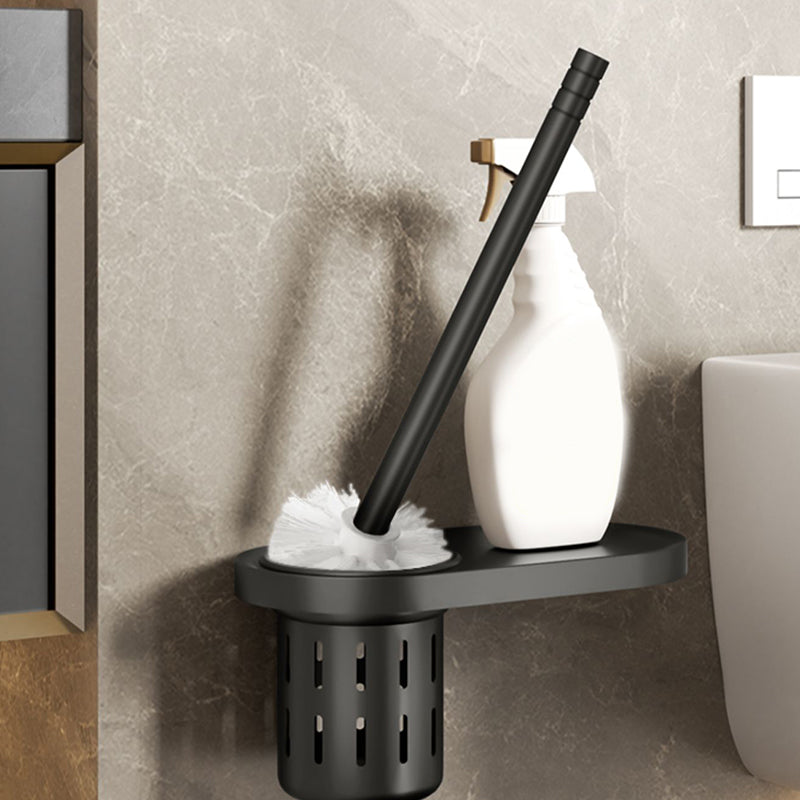Maliben | Modern Bathroom Set Matte Black Bathroom Shelf Towel Holder Bathroom Accessories Set