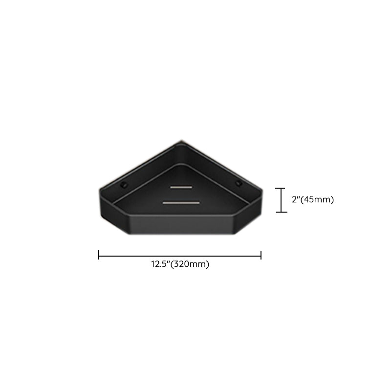 Maliben | Modern Bathroom Set Matte Black Bathroom Shelf Towel Holder Bathroom Accessories Set