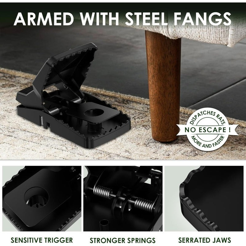 Maliben | Heavy-Duty Double Bite Rat Trap