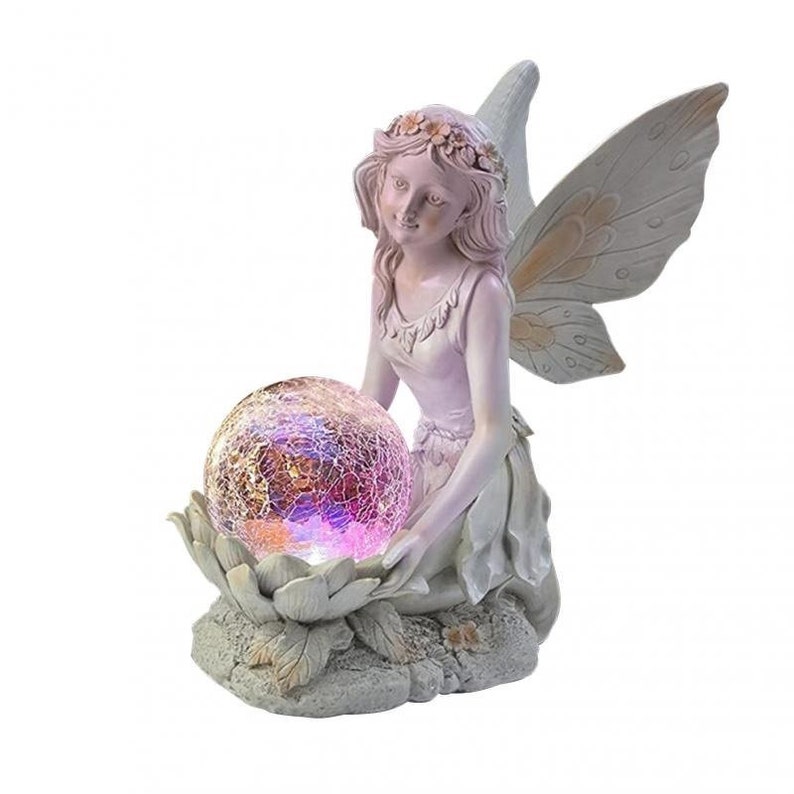 Maliben | Home Garden Solar Energy Decoration Fairy Statue