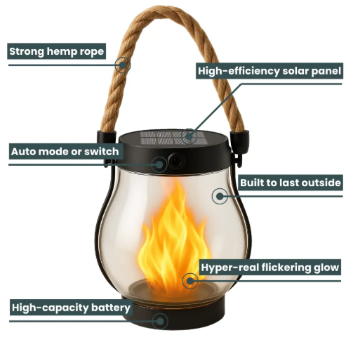 Maliben | Fire Seed Solar Light — Magical Flame Mood That Warms Your Heart And Enchants Every Night
