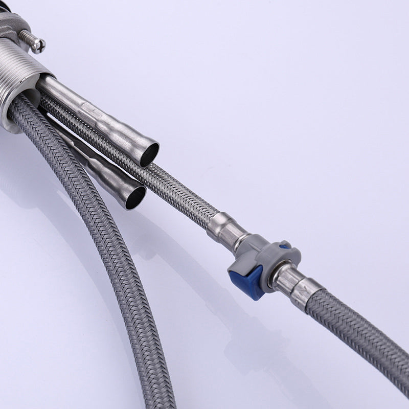 Maliben | Pull-Out Faucet Contemporary Single Lever Faucet With Swivel Spout