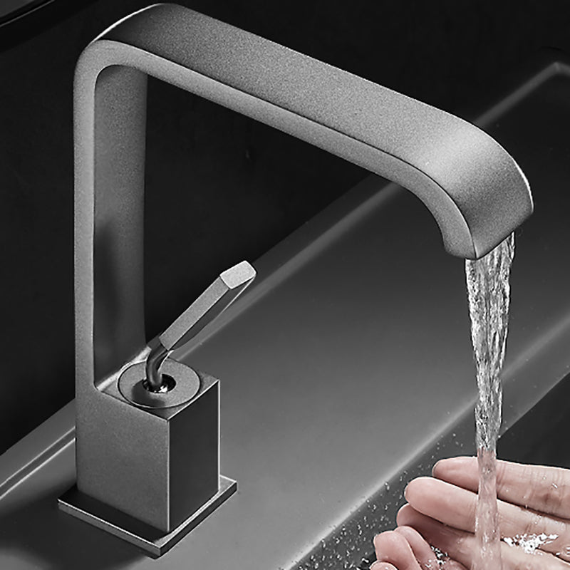 Maliben | Waterfall Spout Widespread Sink Faucet Modern Metal Widespread Sink Faucet