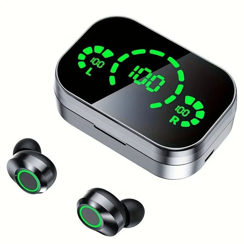 Maliben | Soniq - Ultrabass Wireless Earbuds – Sporty In-Ear Headphones With Charging Case