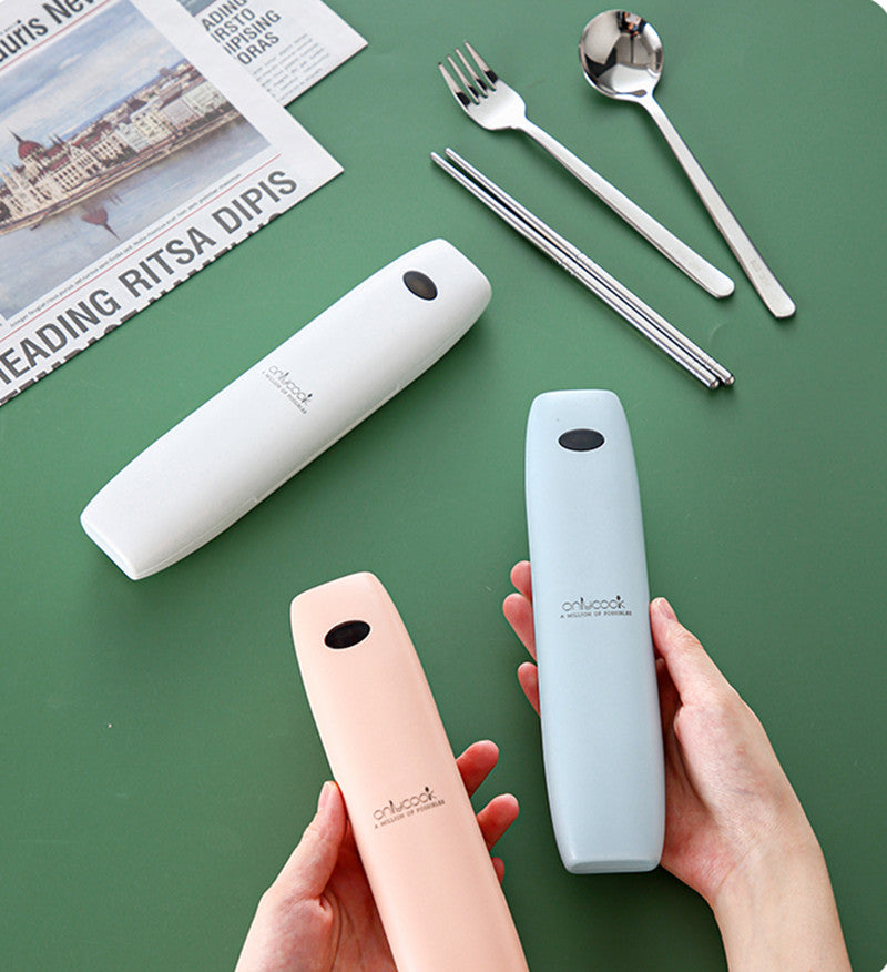 Maliben | Portable Cutlery Set With Uv Disinfection For Killing Bacteria