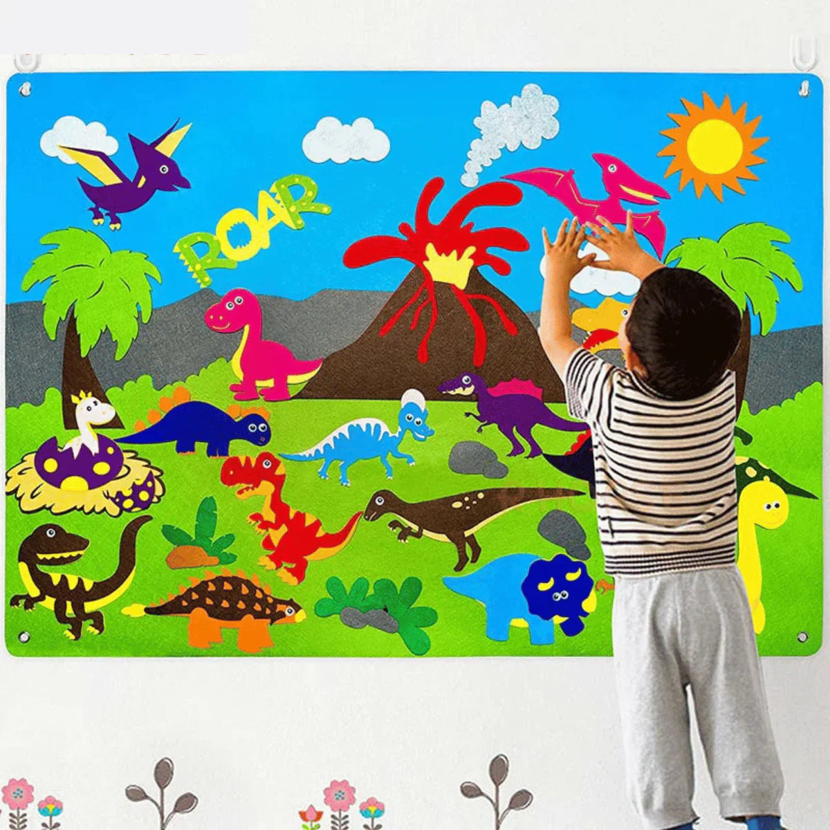 Maliben | Animal Felt Board - Endless Educational Play Fun