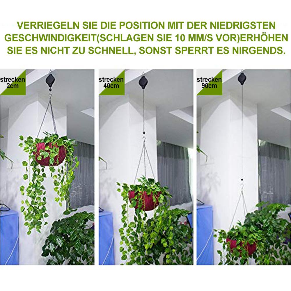 Maliben | Retractable Hook, Plant Pulley For Garden Pots And Bird Feeders