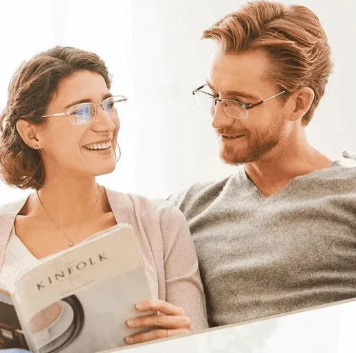 Maliben Progressive reading glasses with high hardness and anti-blue light filter for...