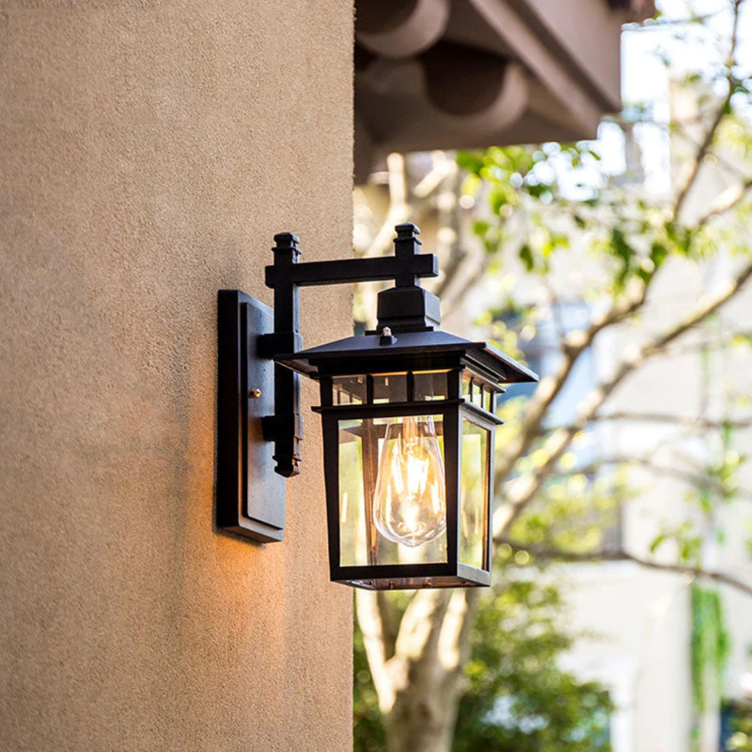 Maliben | Black Outdoor Wall Lamp