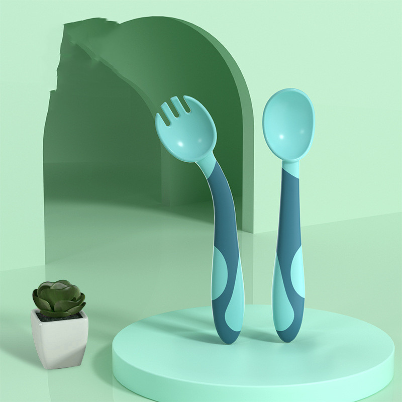 Maliben | Children's Spoon And Fork Set – Non-Slip Baby Cutlery With Ergonomic Grip