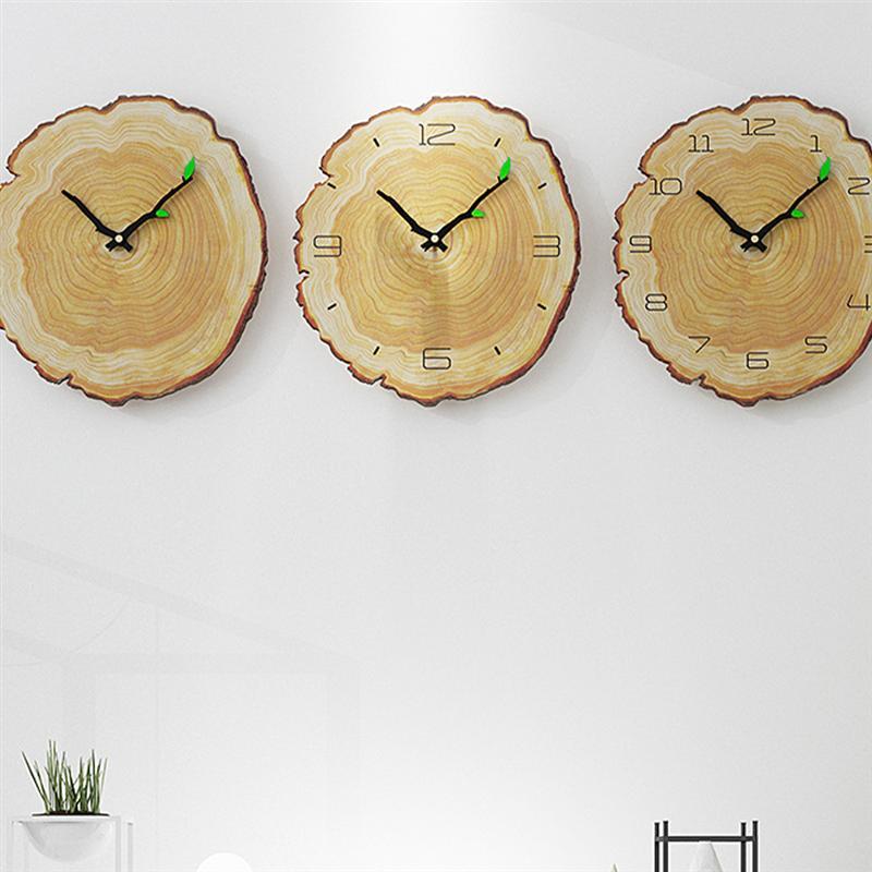Maliben | Wooden Annual Rings Wall Clock