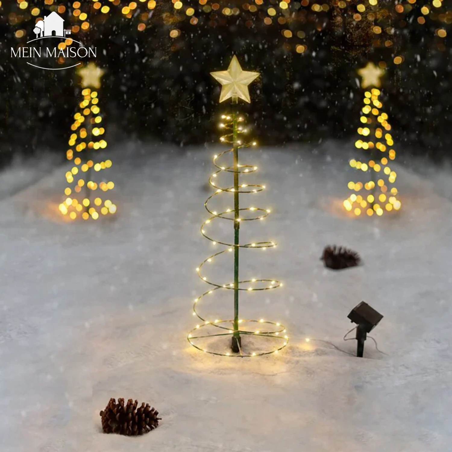 Maliben | SolarTree – The Charming Led Christmas tree Powered By Solar Energy