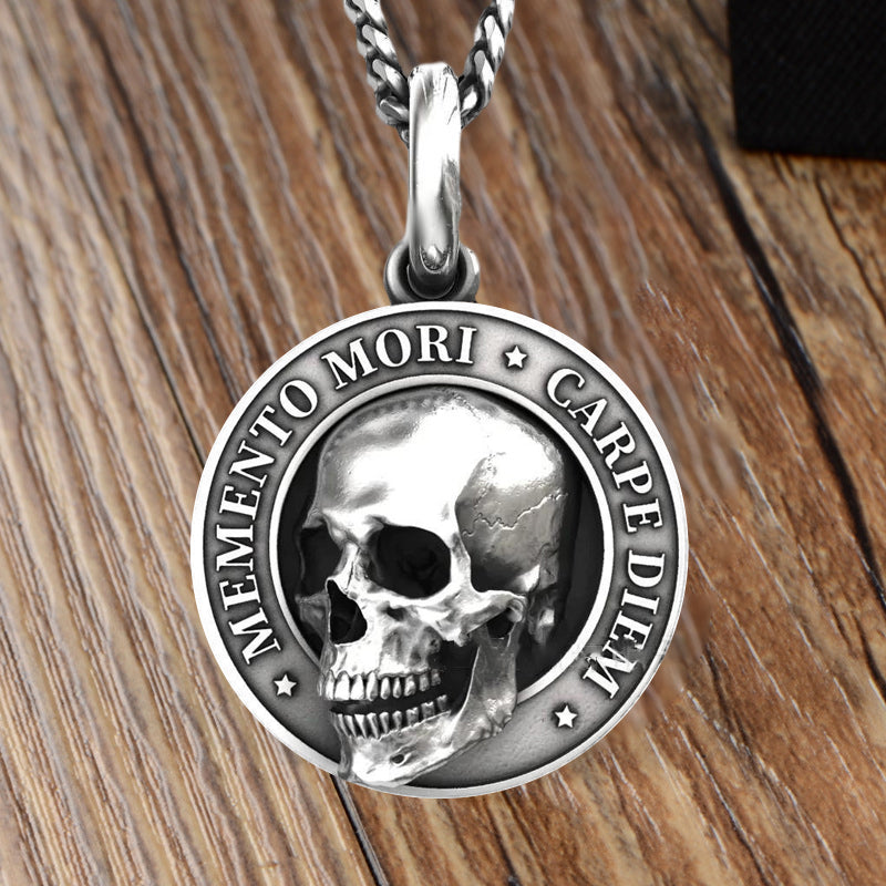 Maliben | Skull Necklace Made Of Titanium Steel