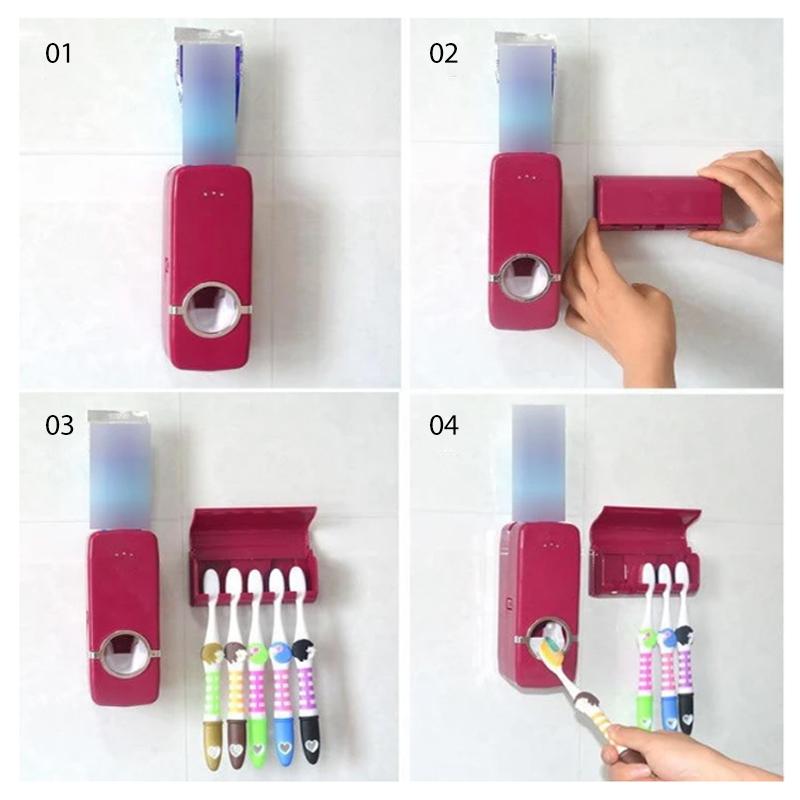 Maliben | Wall-Mounted Toothbrush Station