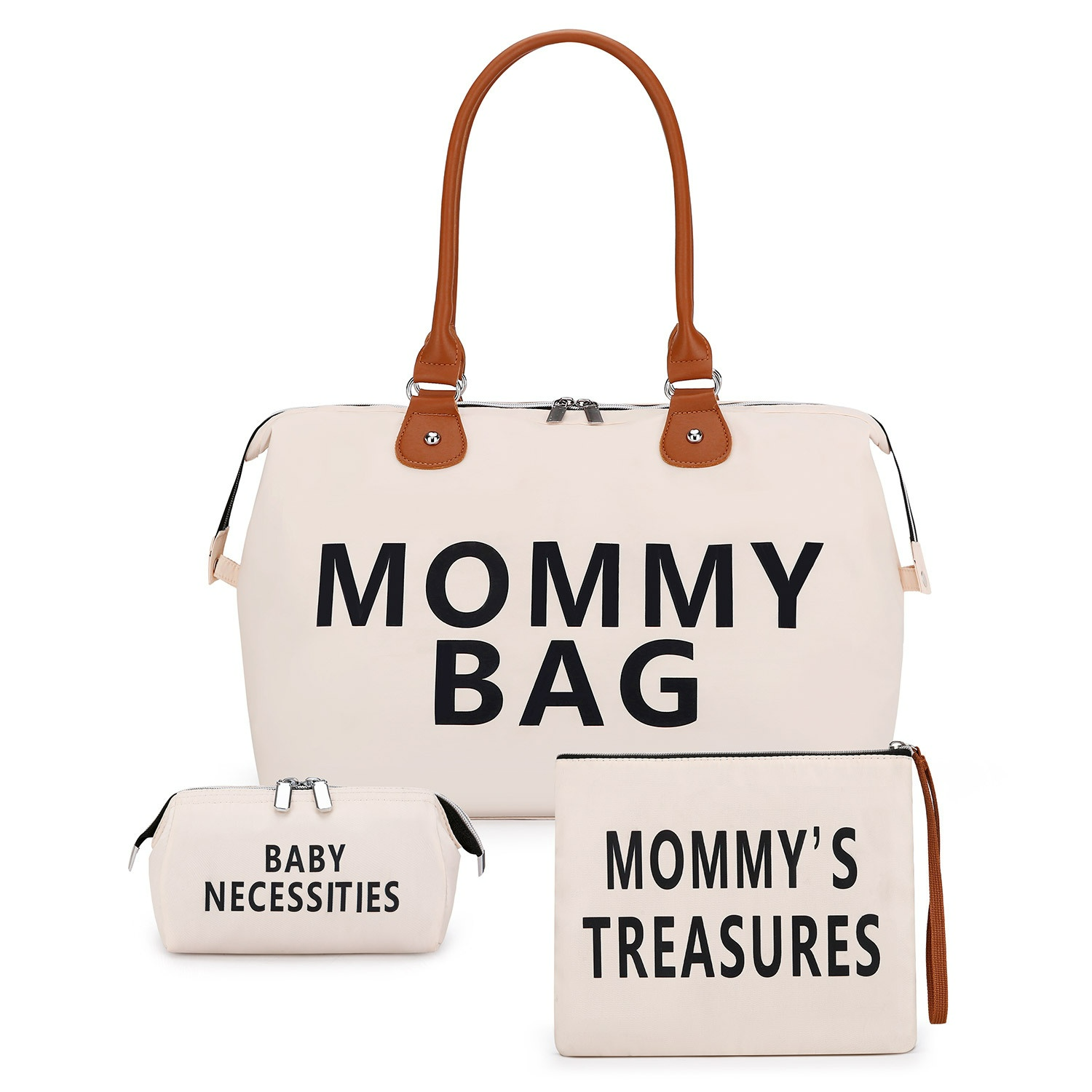 Maliben | 3-Piece Diaper Bag Set – Large Diaper Bag For Baby Supplies