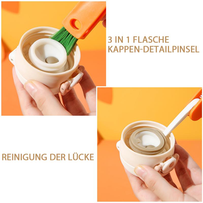 Maliben | Creative 3-In-1 Multifunctional Cleaning Brush For Cup Lids