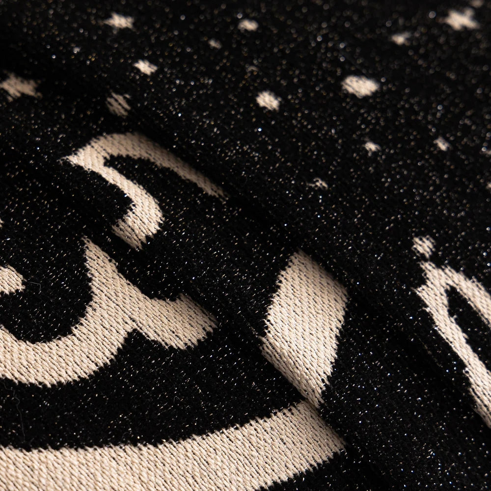 Maliben | Cursive Glittering Chenille Sofa Cover