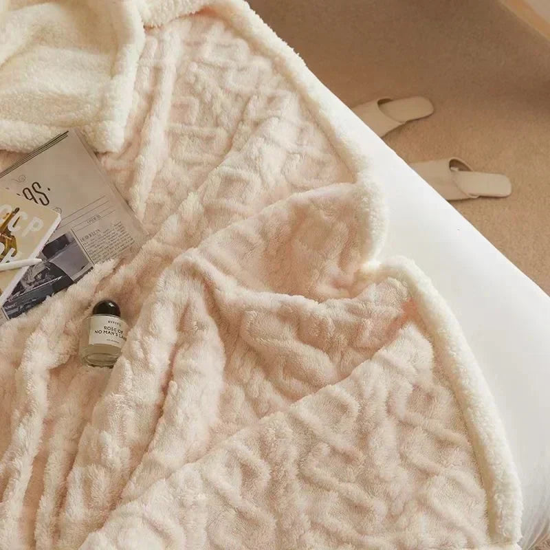 Maliben | Thick Winter Lambswool Blanket - WarmWool