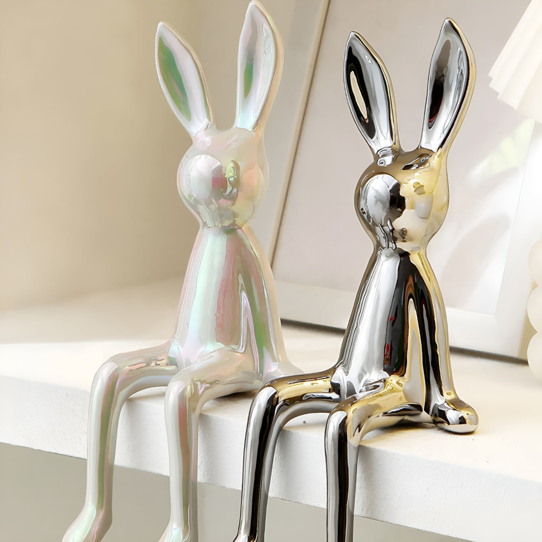 Maliben | Shiny Ceramic Rabbit Figurine