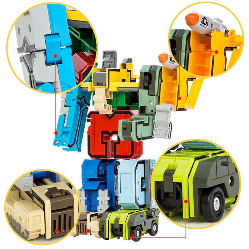 Maliben | Construction Action Figure With Numbers