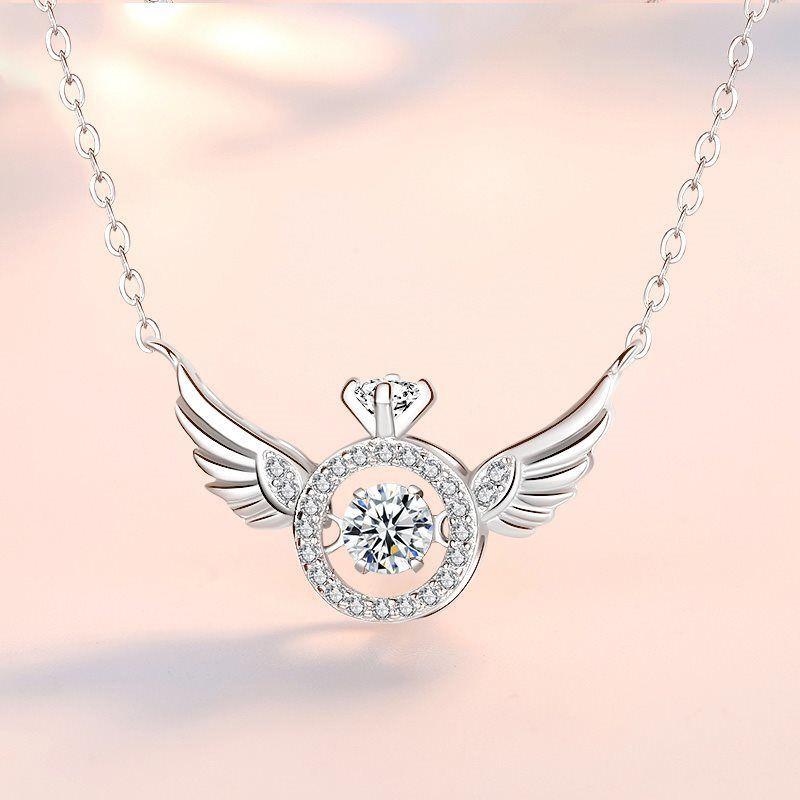 Maliben | Angel Wing Rhinestone Necklace