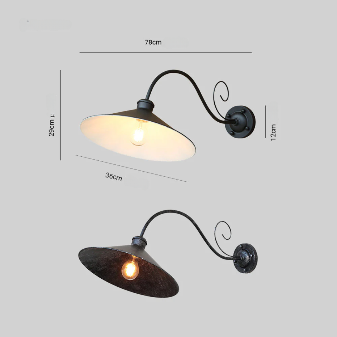 Maliben | Vintage Outdoor Wall Lamp