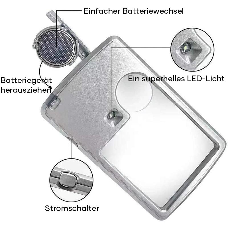 Maliben | Led Card-Type Magnifying Glass