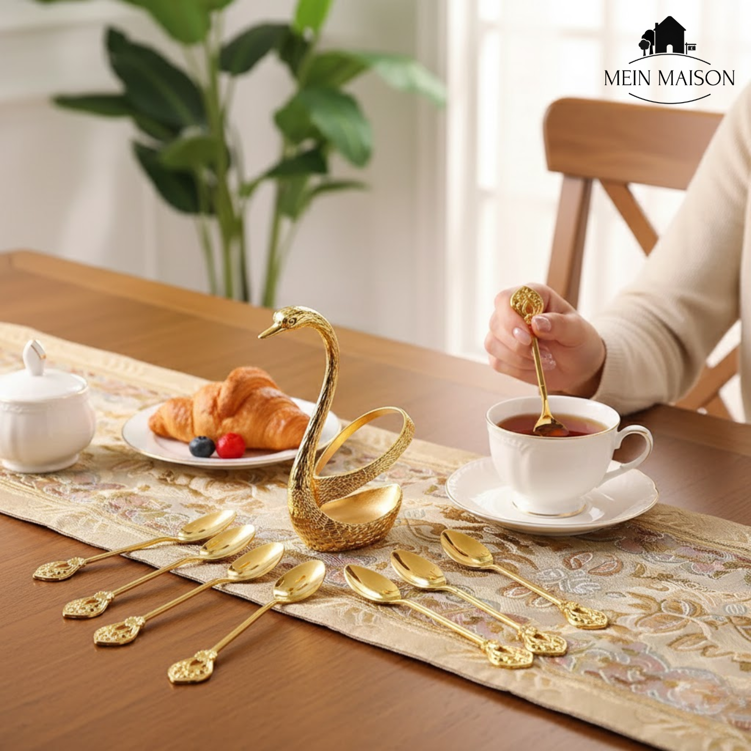 Maliben | Swanluxe – Enhance Coffee Experiences With Stylish Swan-Shaped Spoons