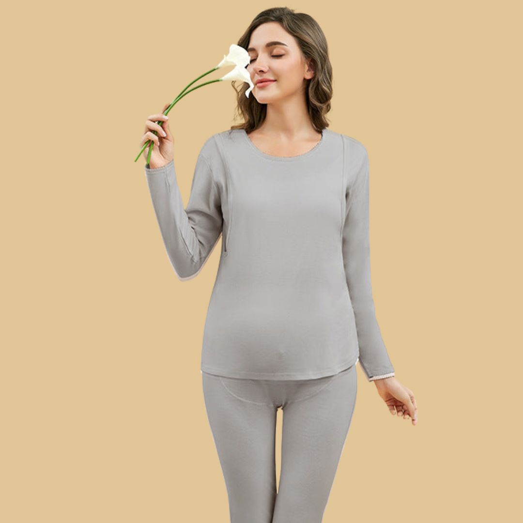Maliben | Mama's ComFort | Feel Beautiful And Caring - Soft Maternity Dress for Home