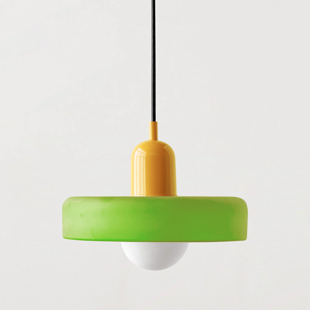 Maliben | Colored Glass Pendant Lamp - Baulume
