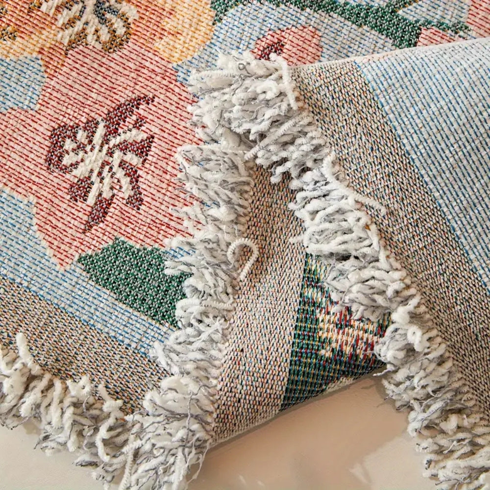 Maliben | Amara Floral Reversible Sofa Cover