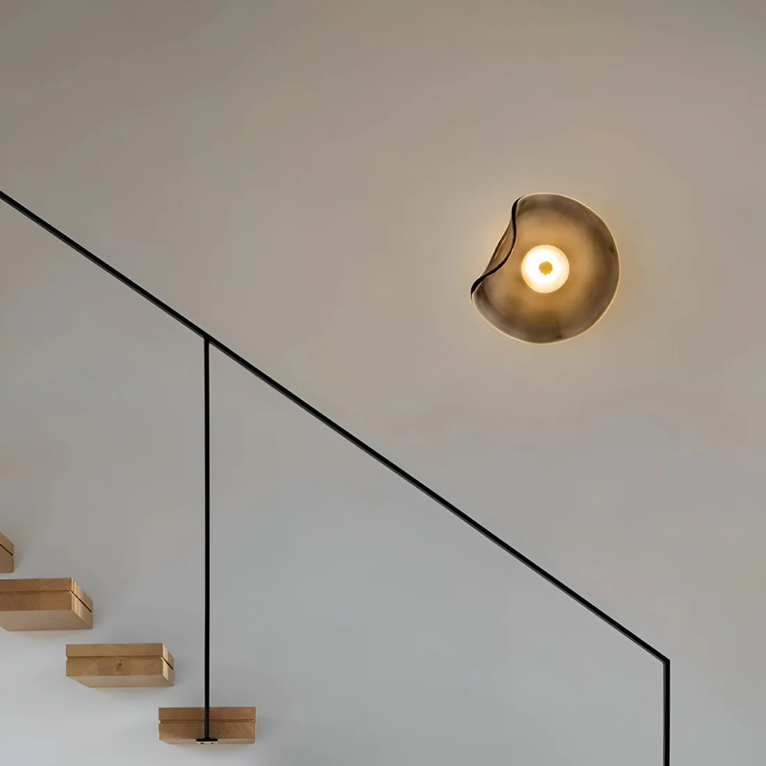 Maliben | Curved Glass Wall Lamp