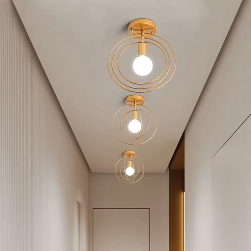 Maliben | Modern Ring-Shaped Ceiling Lamp Gold