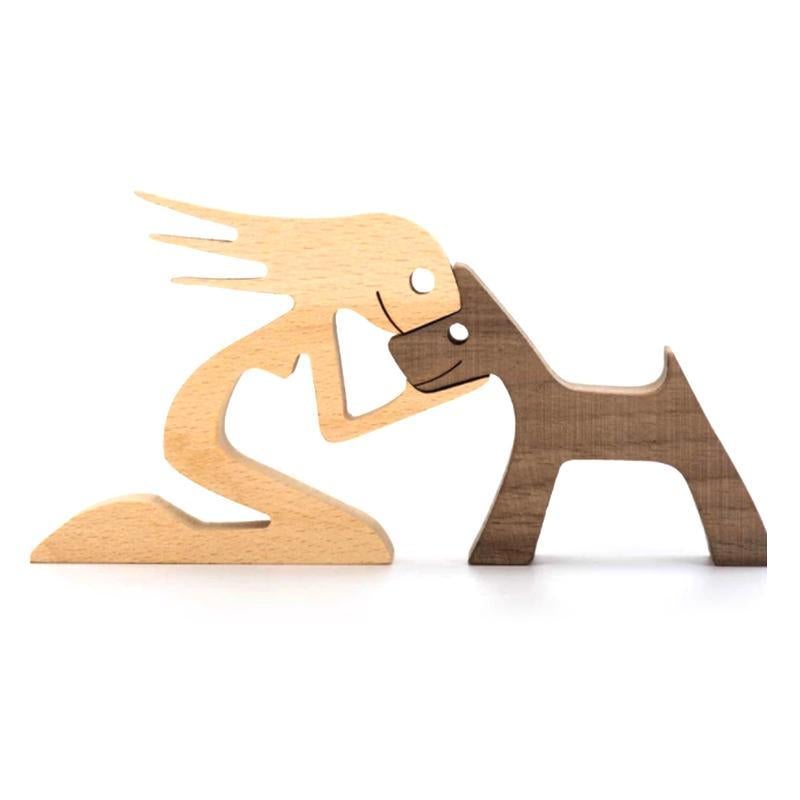 Maliben | Animal Lover Wooden Sculpture Table Decoration