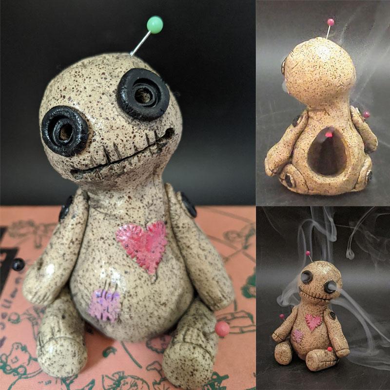 Maliben | Voodoo Doll Cone Burner, Incense Burner