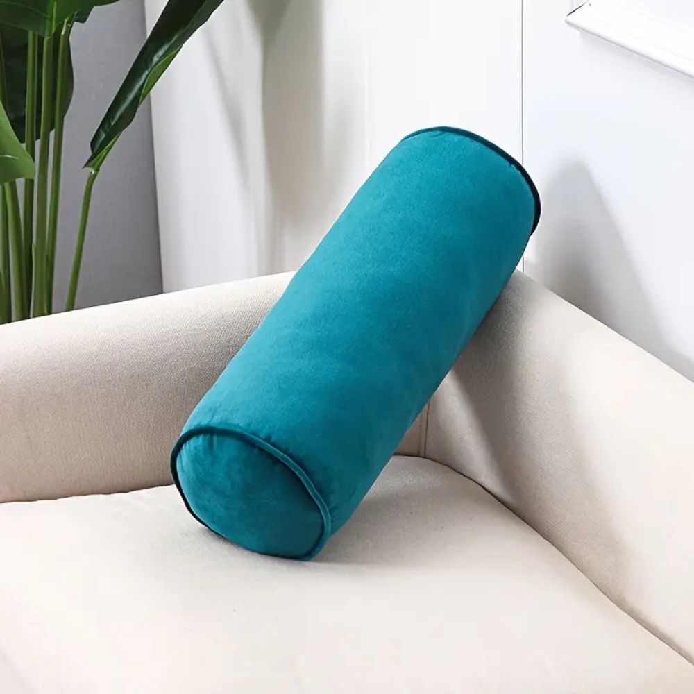 Maliben | Plush Velvet Bolster Cushion