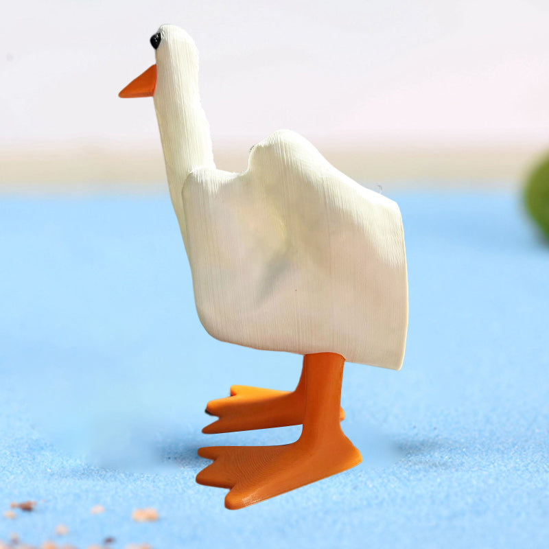 Maliben | Duck Ornament In The Shape Of The Middle Finger